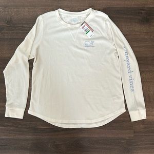 New with Tags! Vineyard Vines Curved Hem Waffle Knit Tee Size Large